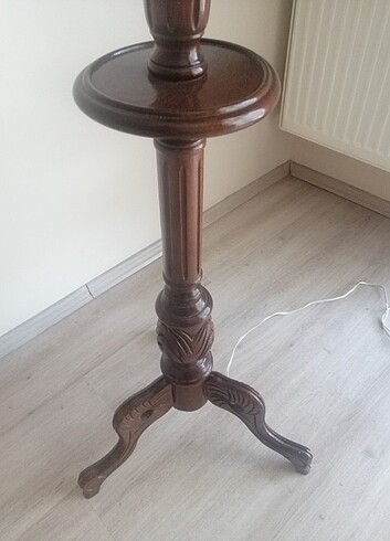 Beden çeşitli Renk Antika, masif ahşap lambader.
