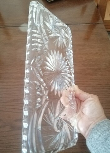 Paşabahçe Almanyadan Kristal Sunumluk. 