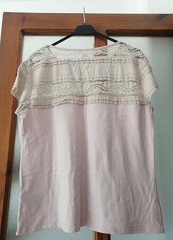 H&M Şık dantelli bluz 