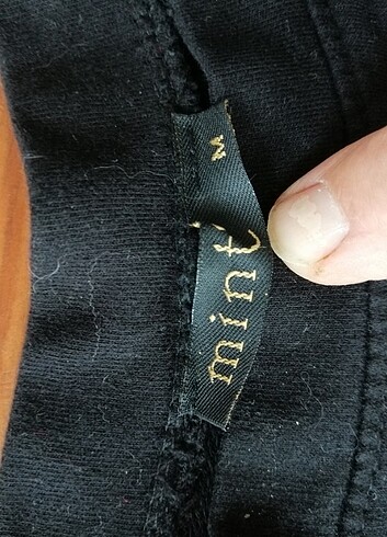 m Beden siyah Renk Kol detaylı, incili swetshirt, Bluz, üst 