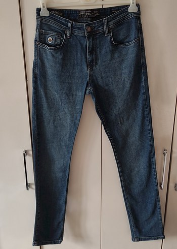 Jacob Cohen Koyu Mavi Slim Fit Denim Jean