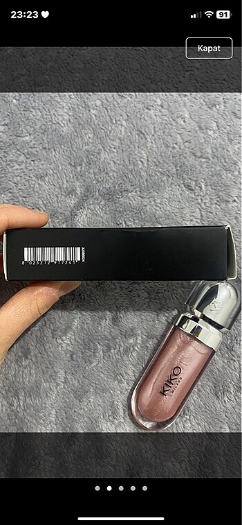 Kiko KİKO 3D hydra Lipgloss 31 pearly shell