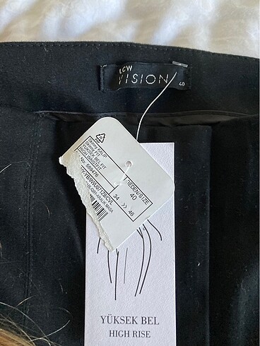 LC Waikiki Siyah Kumaş Pantolon