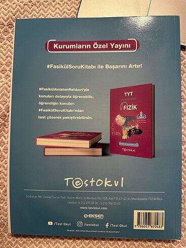 Beden TEST OKUL TYT FIZIK KONU ANLATIM FASIKULLERI