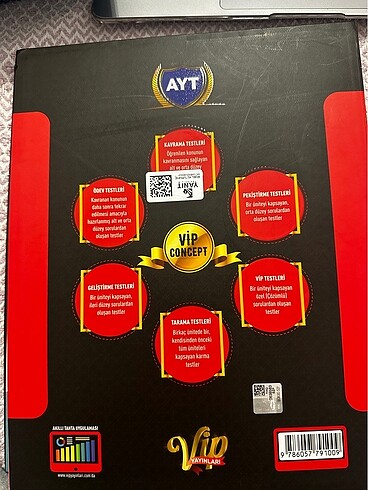 Beden VIP YAYINLARI AYT MATEMATIK EGITIM FASIKULLERI