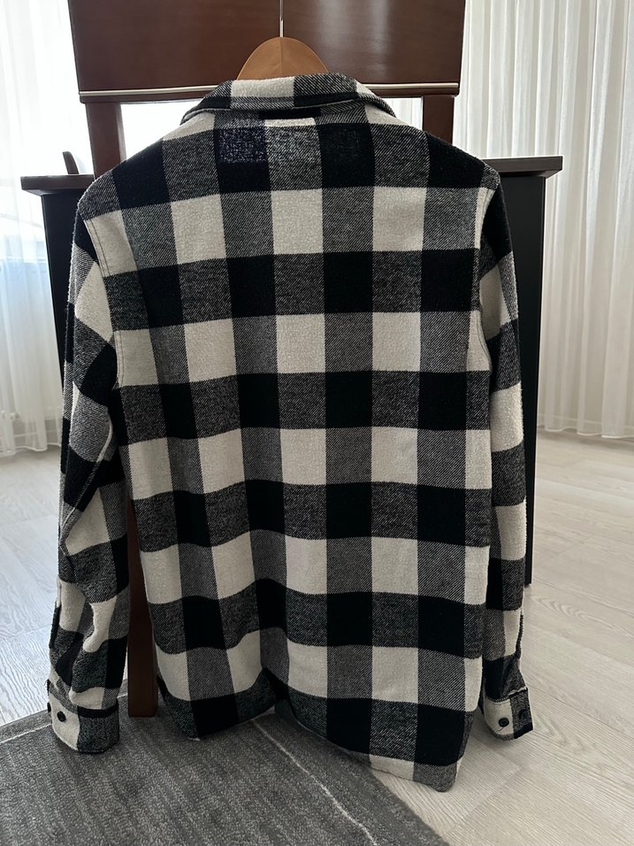 Gri Ekose Erkek Uzun Kollu Gömlek - Görsel 2