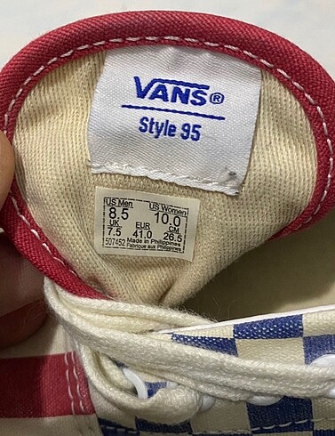 41 Beden çeşitli Renk Vans era