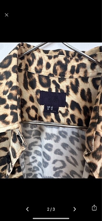 H&M Leopar gömlek