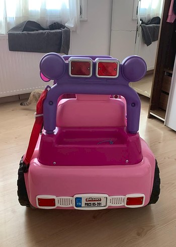 Pembe Elektrikli Çocuk Araba - Görsel 4