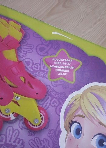 Pembe-Sarı sadece iki kere kullanılmış 34/37 numara - Görsel 6