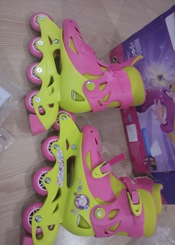 Pembe-Sarı sadece iki kere kullanılmış 34/37 numara - Görsel 4