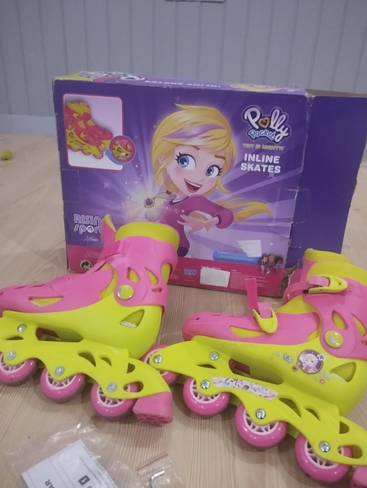 Pembe-Sarı sadece iki kere kullanılmış 34/37 numara - Görsel 5