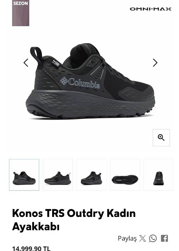 OUTDRY COLOMBİA KONOS MODELİ SU GEÇİRMEZ - Görsel 2