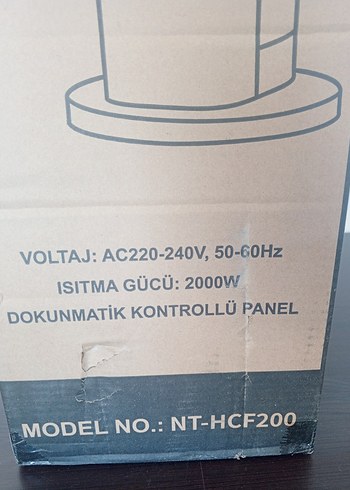 kule tipi seramik ısıtıcı ve soğutma - Görsel 12