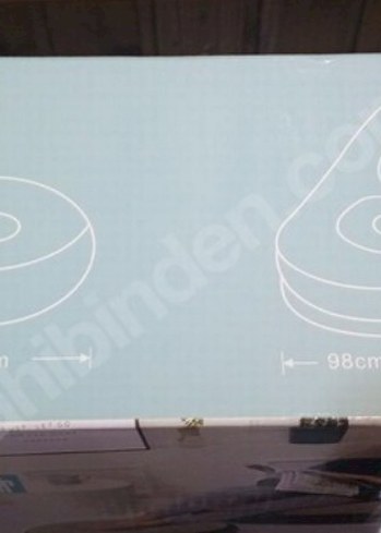 şişme puf koltuk,şişme yatak koltuk, elektrikli pompası vardır - Görsel 9