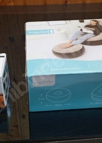 şişme puf koltuk,şişme yatak koltuk, elektrikli pompası vardır - Görsel 10