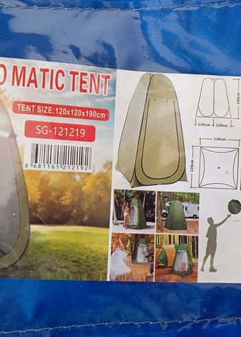 Otomatik Plaj Kamp Alanı Soyunma Giyinme Duş Wc Çadırı Fotoğraf - Görsel 14