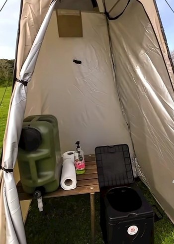 Otomatik Plaj Kamp Alanı Soyunma Giyinme Duş Wc Çadırı Fotoğraf - Görsel 9