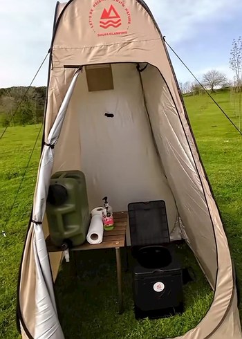 Otomatik Plaj Kamp Alanı Soyunma Giyinme Duş Wc Çadırı Fotoğraf - Görsel 8