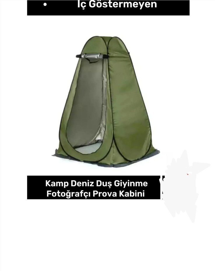 Otomatik Plaj Kamp Alanı Soyunma Giyinme Duş Wc Çadırı Fotoğraf - Görsel 2