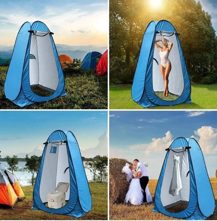 Otomatik Plaj Kamp Alanı Soyunma Giyinme Duş Wc Çadırı Fotoğraf - Görsel 3