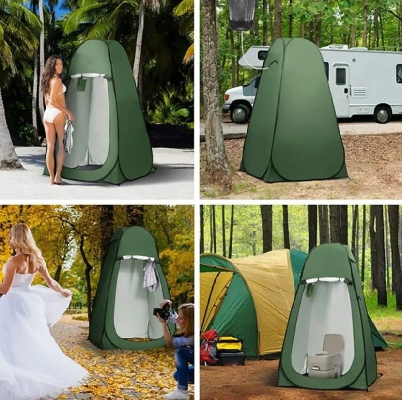 Otomatik Plaj Kamp Alanı Soyunma Giyinme Duş Wc Çadırı Fotoğraf - Görsel 4