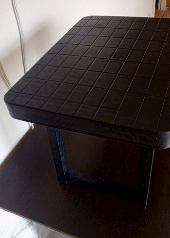 Katlanabilir Siyah Plastik Sehpa - Görsel 9