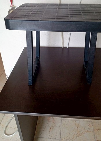 Katlanabilir Siyah Plastik Sehpa - Görsel 10