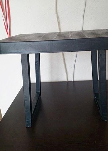 Katlanabilir Siyah Plastik Sehpa - Görsel 8