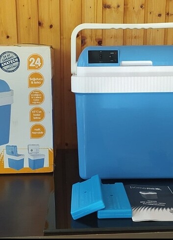 Homemax 24 litre 12 volt oto-araç buzdolabı+ısıtıcı