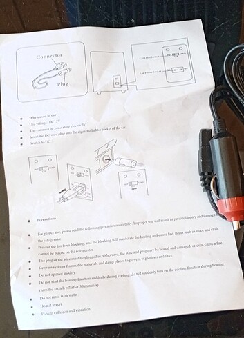 7,5 litre 12 volt oto buzdolabı ve ısıtma - Görsel 11