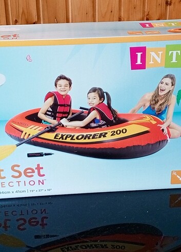 Intex Explorer 200 Şişme Bot Set (Pompa ve Kürek Dahildir.) - Görsel 5
