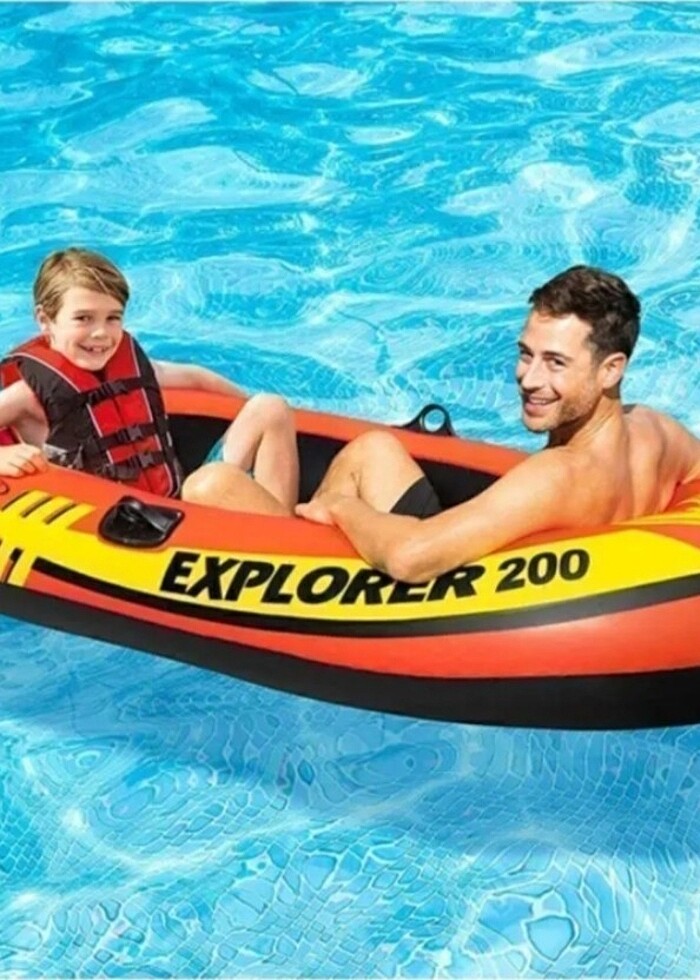 Intex Explorer 200 Şişme Bot Set (Pompa ve Kürek Dahildir.) - Görsel 2