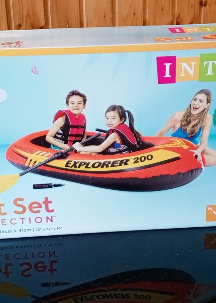 Intex Explorer 200 Şişme Bot Set (Pompa ve Kürek Dahildir.) - Görsel 5