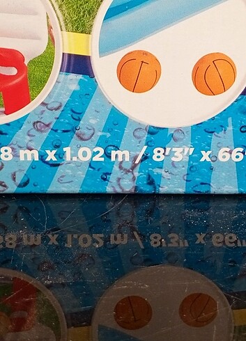 basketbol potalı havuz 254x168x102 + pompa - Görsel 6
