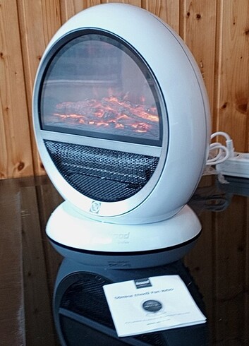 ŞÖMİNE EFEKTLİ SALINIMI ( SAĞA SOLA DÖNMELİ)FANLI ISITICI  - Görsel 3