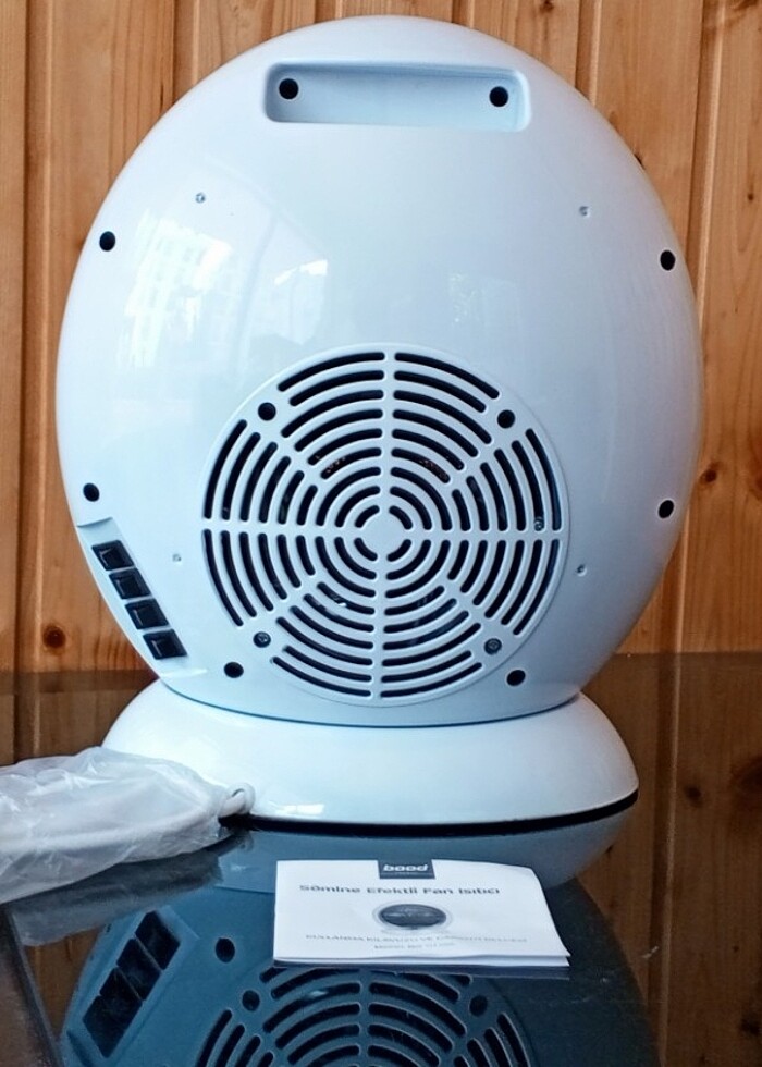 ŞÖMİNE EFEKTLİ SALINIMI ( SAĞA SOLA DÖNMELİ)FANLI ISITICI  - Görsel 5