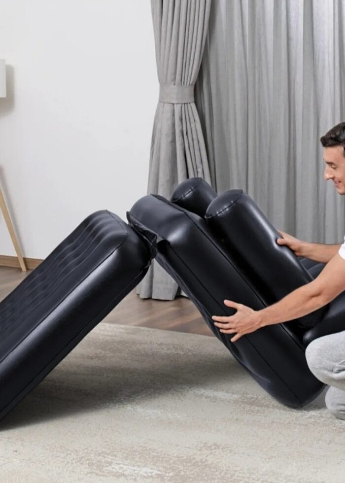 Tekli Şisme koltuk+yatak+şezlong ,POMPASI VARDIR - Görsel 4