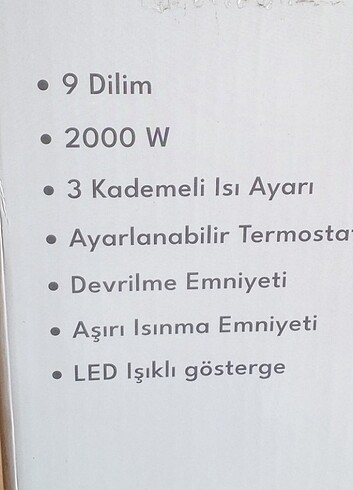 Vestel yağlı radyatör ısıtıcı - Görsel 6