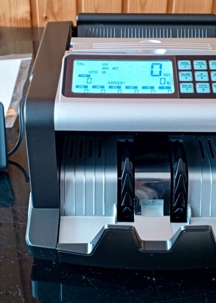 Para sayma makinesi,sahte tespitli,müşteri ekranı vardır, kullan - Görsel 5