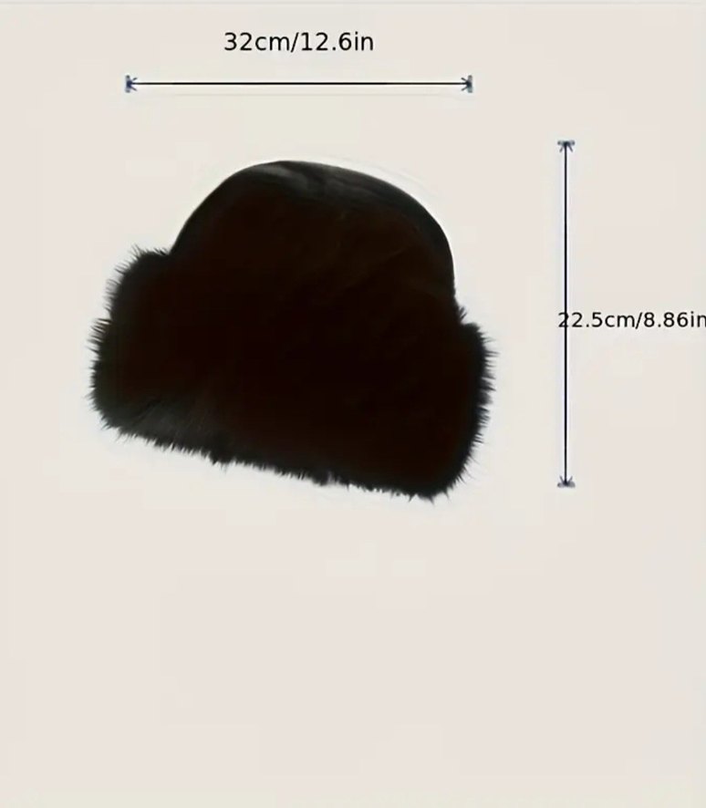 Bej Kürk Detaylı Kadın Şapka - Görsel 5