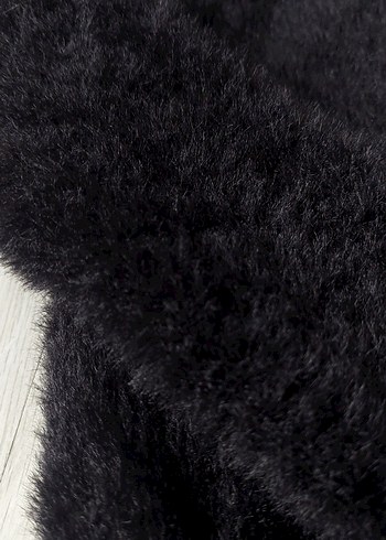 Peluş Tüylü Kadın Bluz - Görsel 5