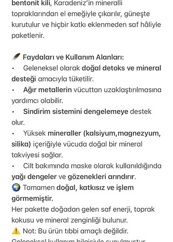 Diğer Bentonit kil