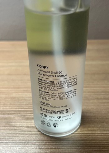 COSRX Advanced Snail 96 Mucin Power Essence - Görsel 3