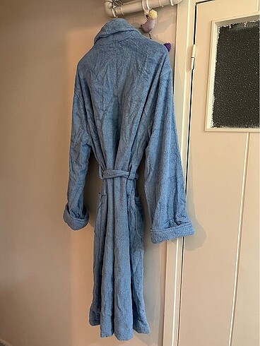 Mavi Bornoz/Sabahlik - Görsel 6