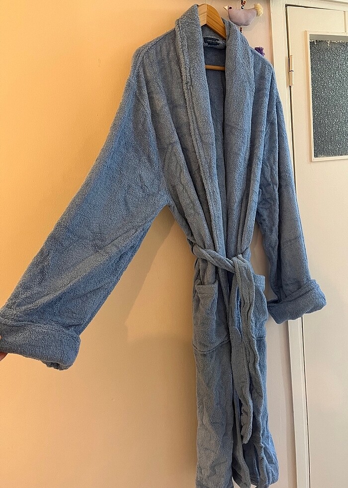 Mavi Bornoz/Sabahlik - Görsel 3