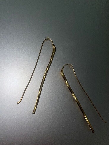 Mango Altın Taşlı Küpe - Görsel 9