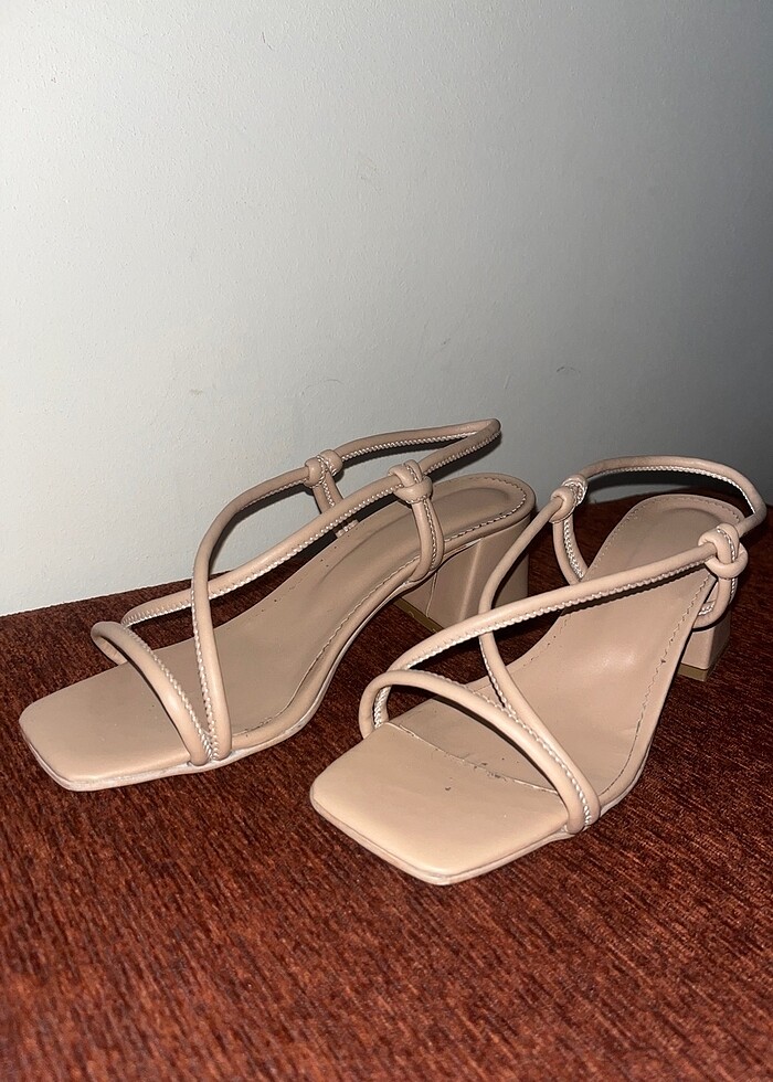 Nude Topuklu Ayakkabı - Görsel 3