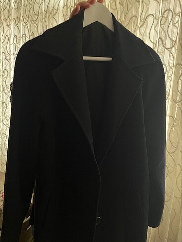 Siyah yün kaban - Görsel 3
