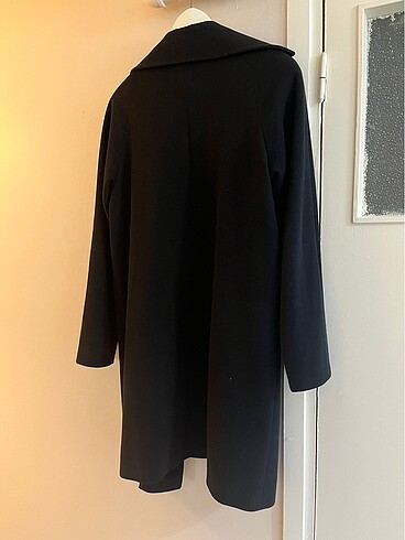 Siyah yün kaban - Görsel 9